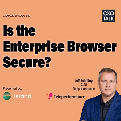 Is an Enterprise Browser Secure, with Island and Teleperformance (CXOTalk)