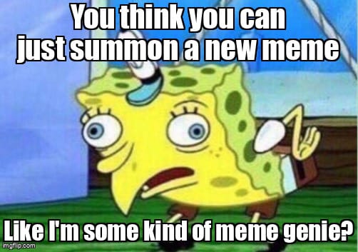 sponge meme