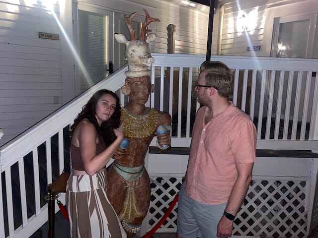 Made friends with this statue