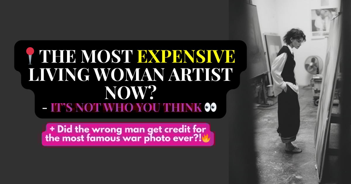 The Most Expensive Living Woman Artist? It’s Not Who You Think 👀