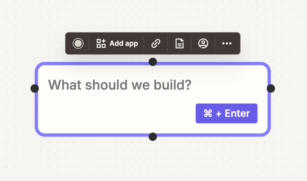 Zapier Canvas AI chat box