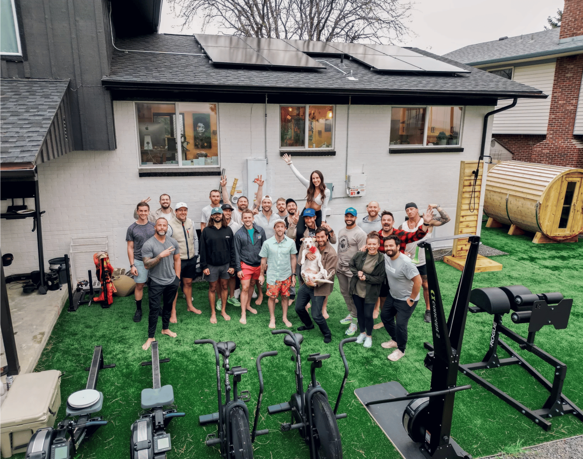 attendees of a past founders only club retreat