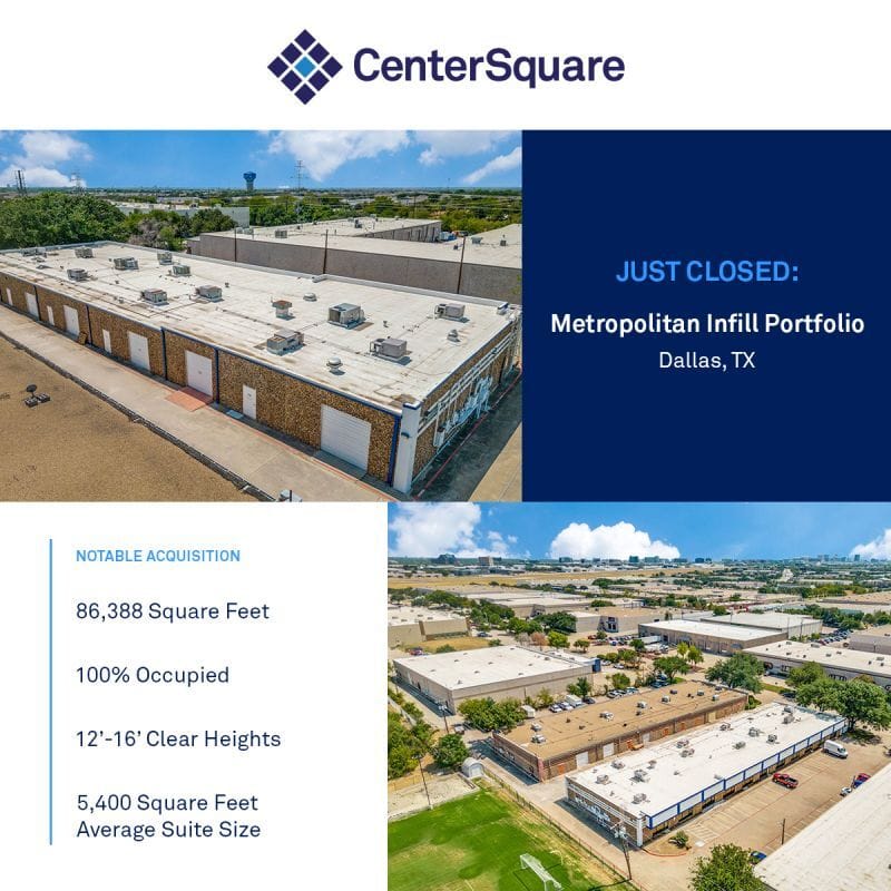 CenterSquare buys Dallas portfolio