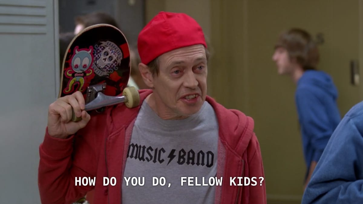 "How do you do, fellow kids?"