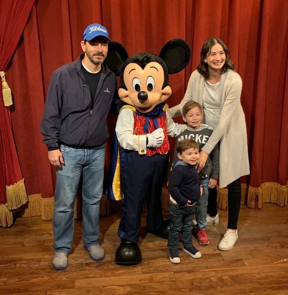Family at Disney