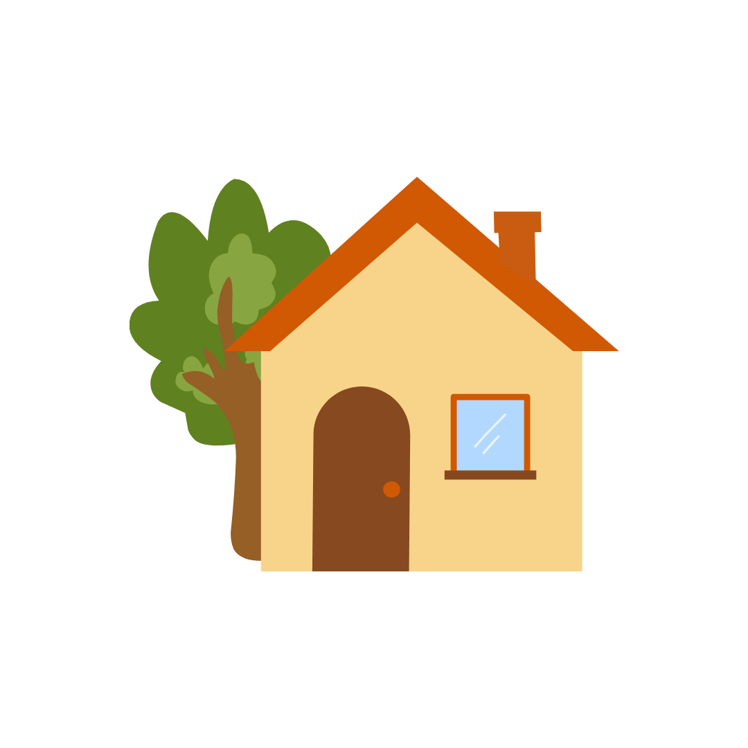 Yellow house emoji 