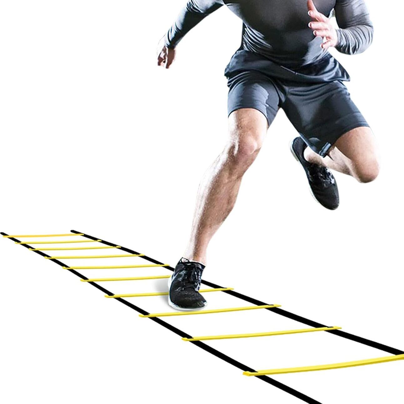 Speed Agility Ladder – Flat ladder for agility drills and footwork training, ideal for athletes or home fitness routines.