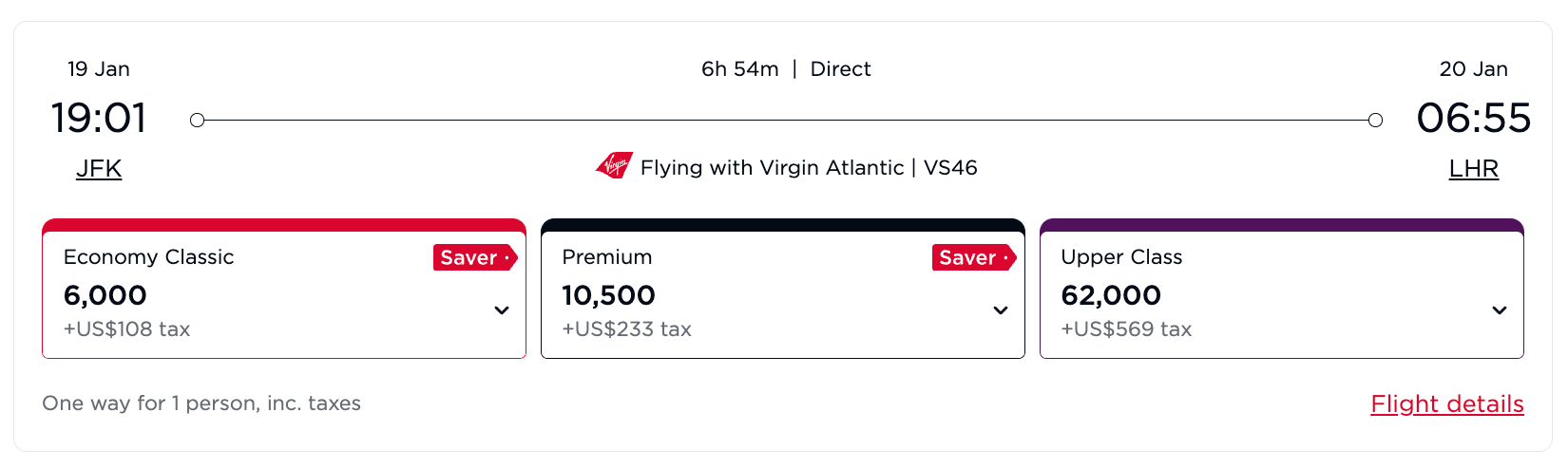 US to Europe for 6k miles