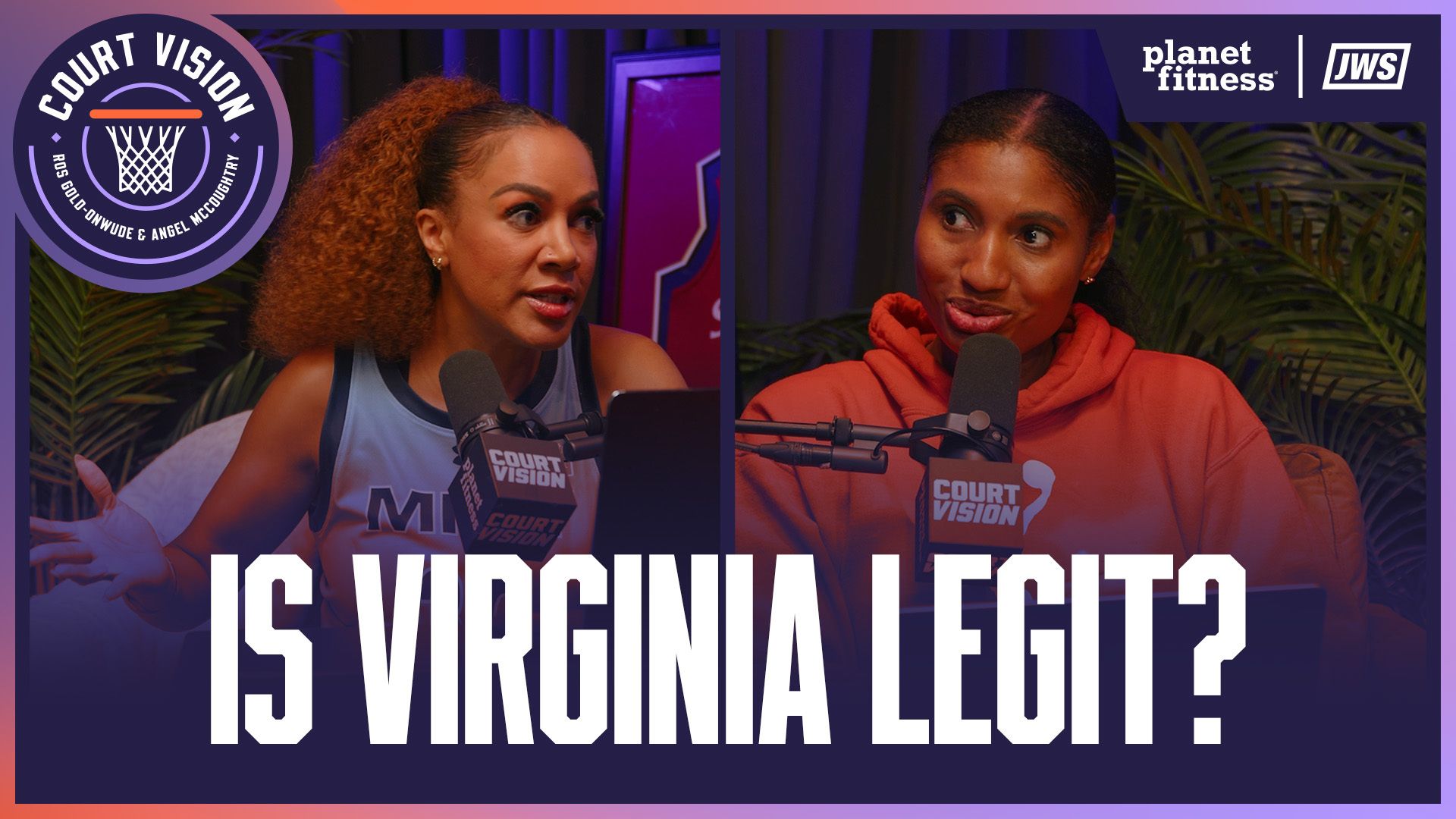Cover image for Court Vision with Angel McCoughtry and Ros Gold-Onwude.