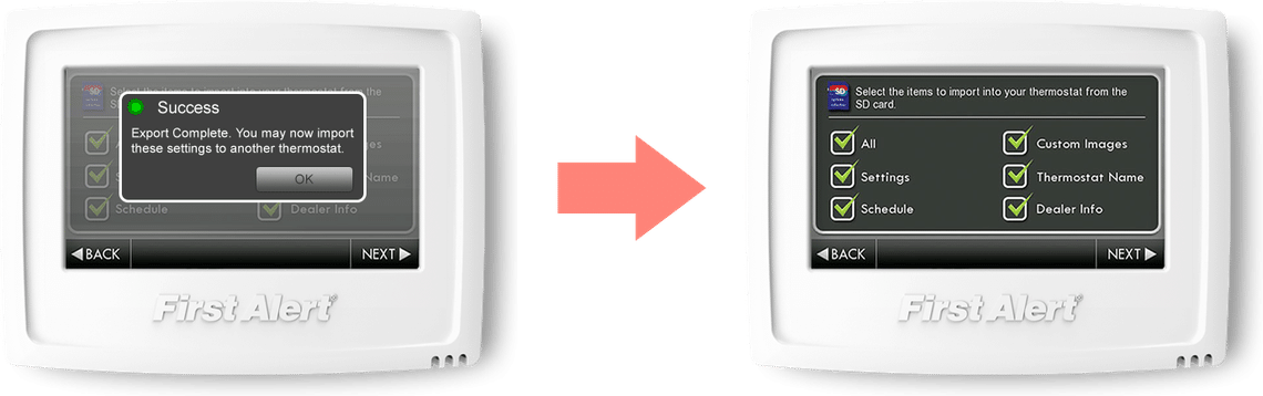 Onelink FirstAlert connected thermostat