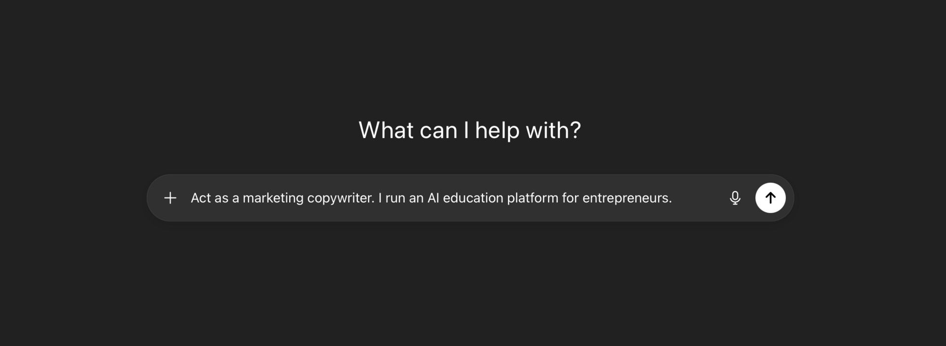Define Your Context & Role