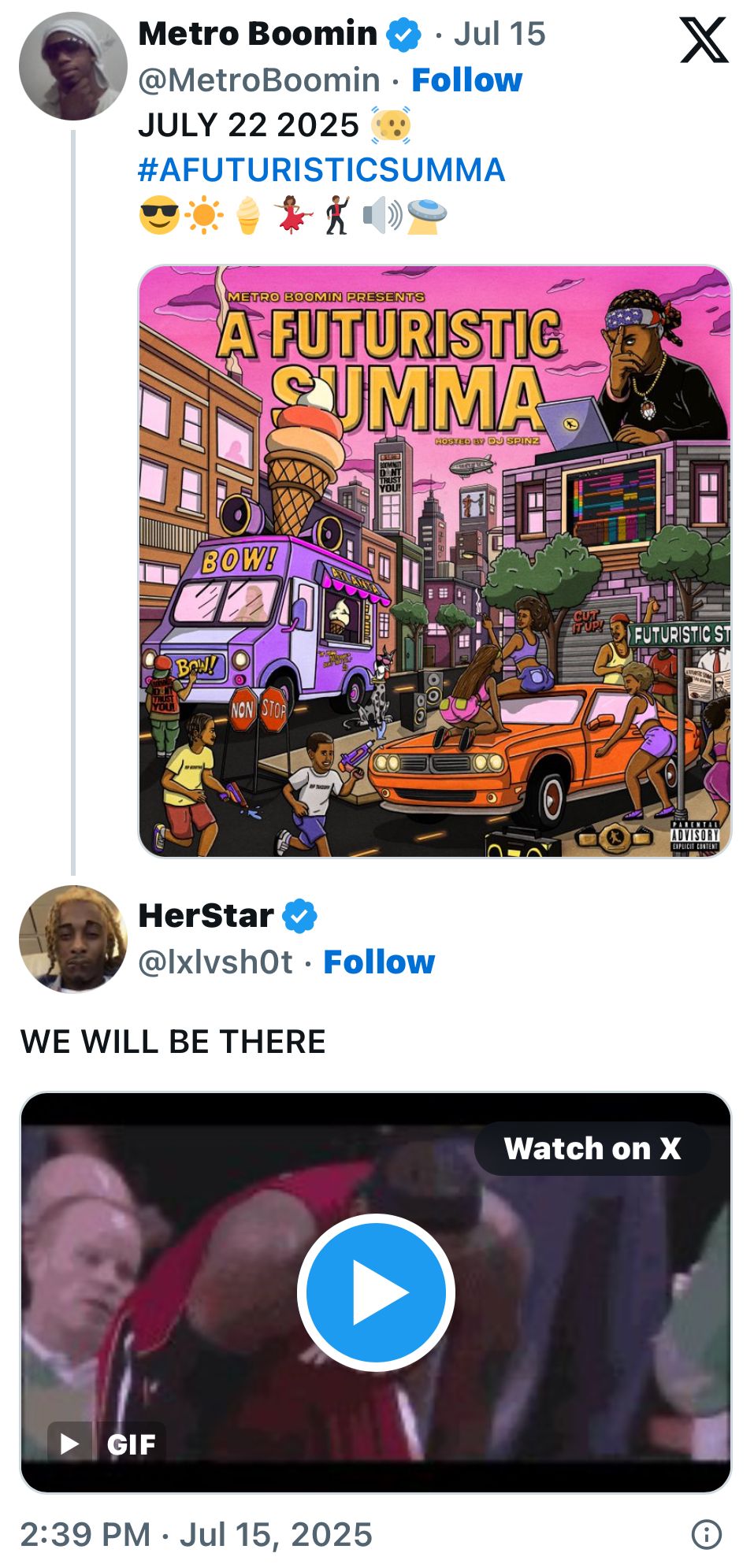 Post on X