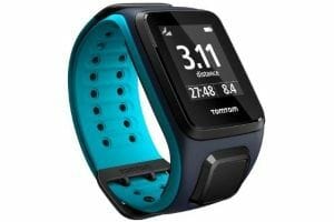 blue and gray cardio watch