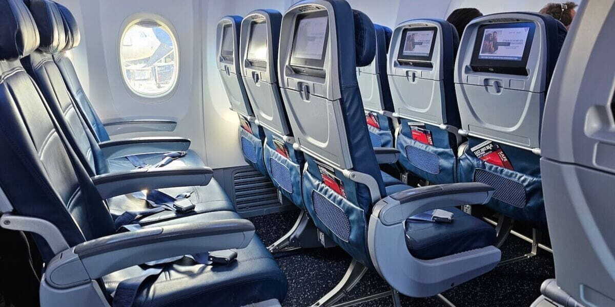 Delta Airplane passenger row