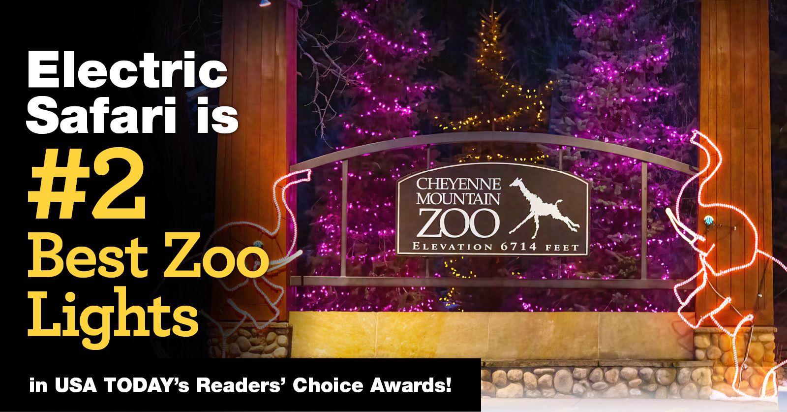 Ranked #2—but Wait Until You See It Cheyenne Mountain Zoo Electric Safari
