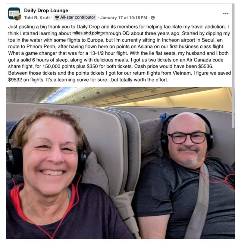 Screenshot from the Daily Drop Lounge