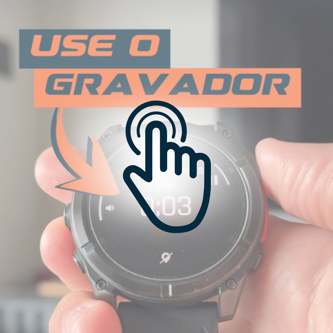 gravador no garmin