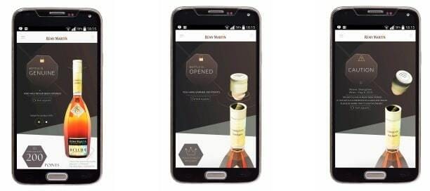 Rémy Martin CLUB connected bottle