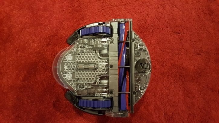 Dyson 360 Eye bottom view
