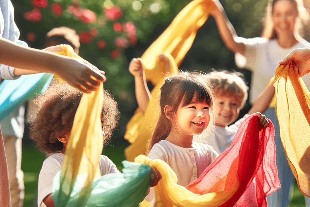 Der Sonnentanz – Tanzidee mit Chiffontüchern