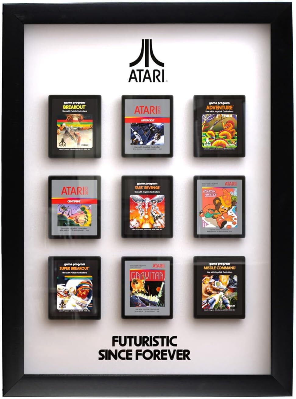 Retro Cartridge Art – For the Nostalgic Fan Alt text: Colorful art prints of retro game cartridges like NES, SNES, and Game Boy, ideal for vintage gaming fans and collectors.