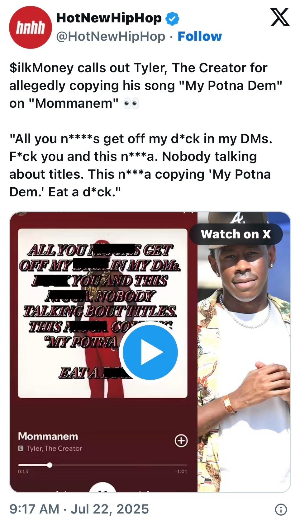Post on X
