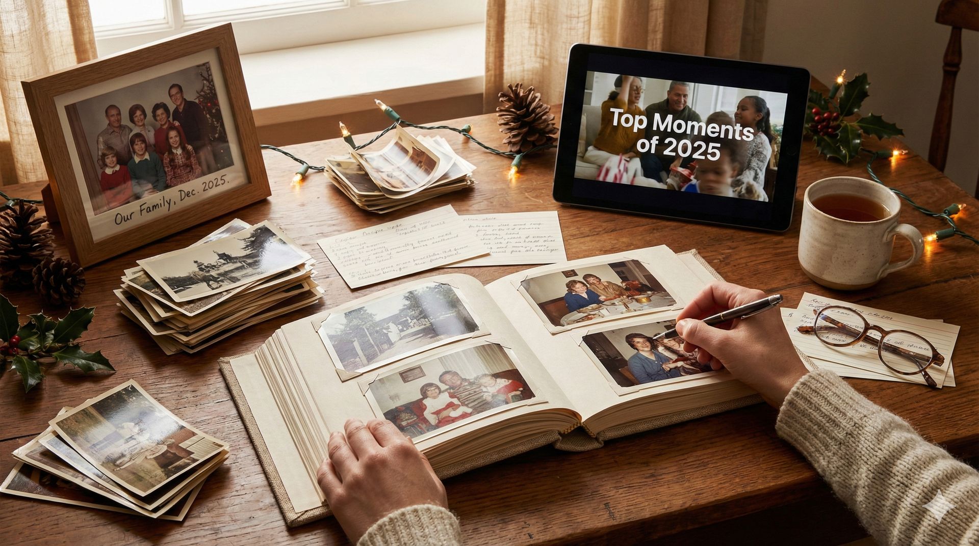  HOBBIES: Photo Albums: A Holiday Tradition Worth Reviving Sorting through old photos can be therapeutic—and productive. Whether printed or digital, albums help preserve memories and connect generations. Creative Ideas: Create a 2025 “Top Moments” book Make a family recipe scrapbook with photos Turn pictures into a New Year’s slideshow "My daughter helped me make a digital album of our lake trip," said Carl D., 73. "It’s the first time my grandkids saw me in bell-bottoms." 🔍 Sources: AARP | Family Tree Magazine