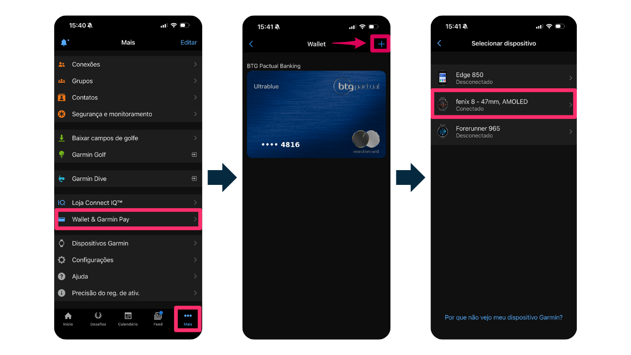 PASSO A PASSO GARMIN PAY