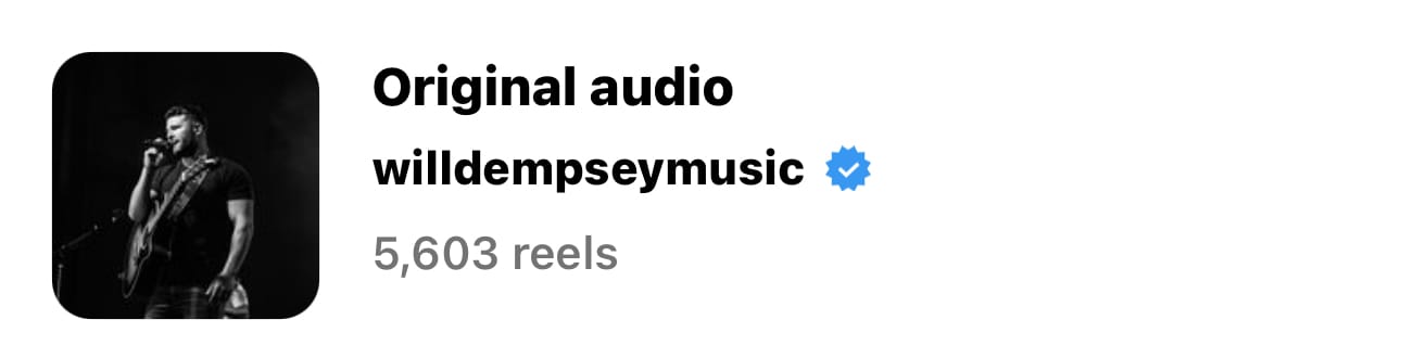 Original audio - Will Dempsey Musicc