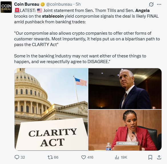 senators-finalize-stablecoin-yield-compromise