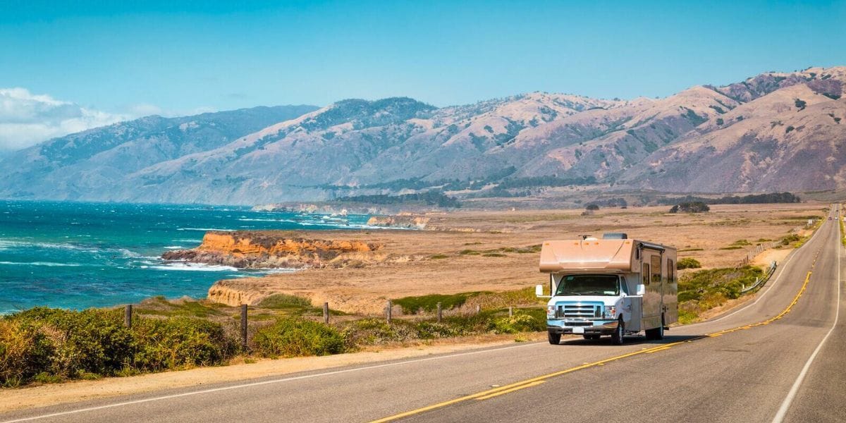 RV on the road