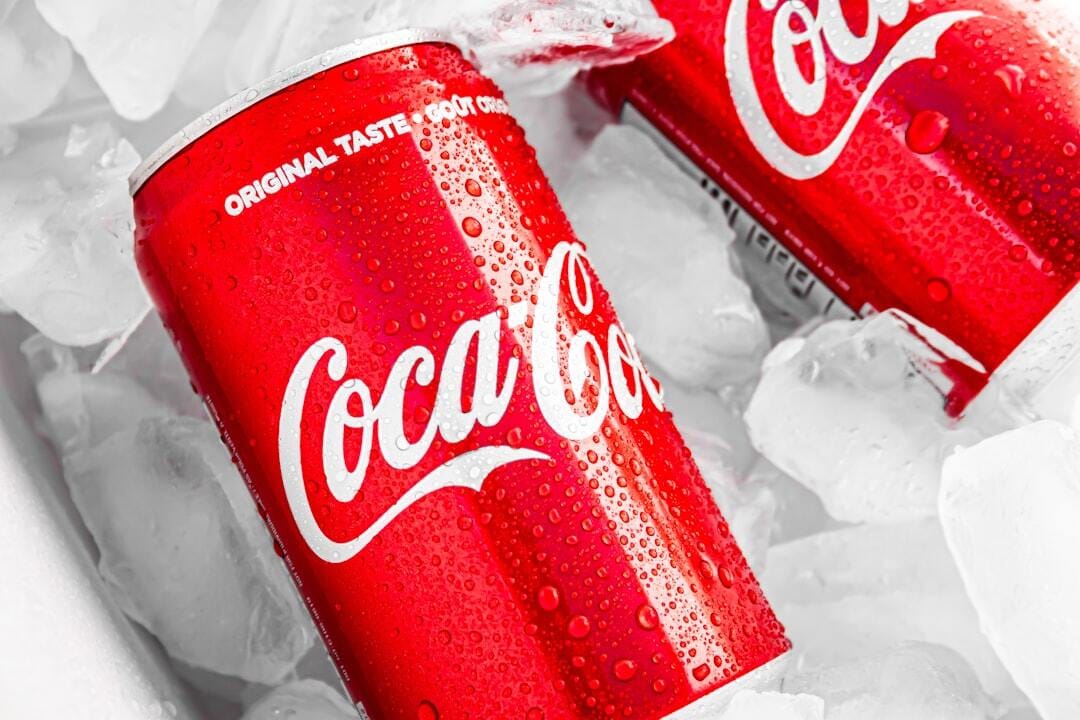 Coke in some ice.