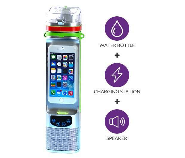 Next Bottle water bottle connected speaker charger