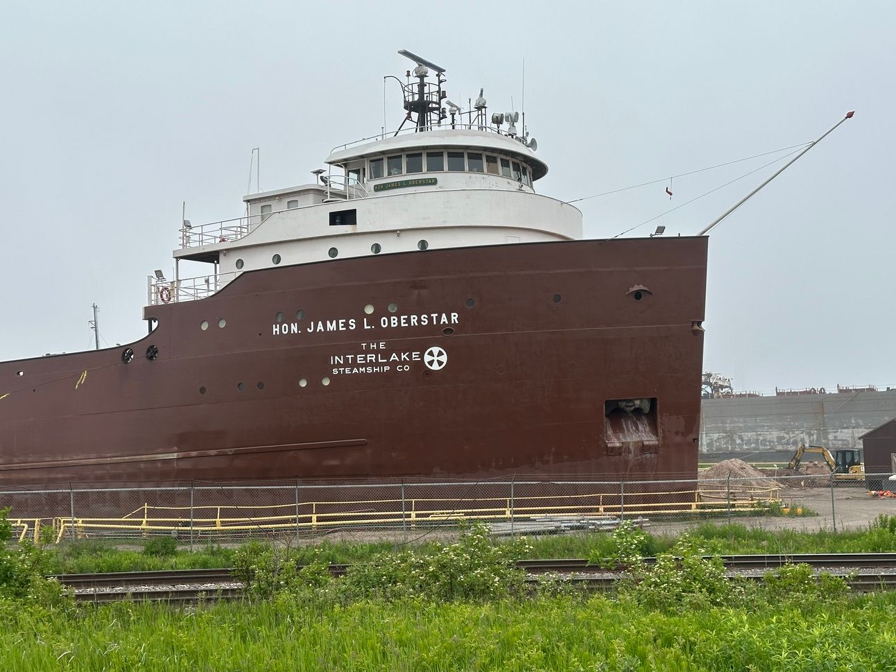 The Great Lakes freighter named after Duluth’s longtime DFL congressman, who won many elections to Congress with voters that Democrats struggle to win today. Credit: Jordan Haedtler