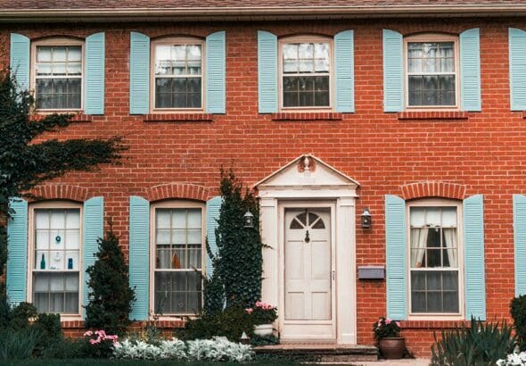 classic red brick home