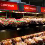 Fast Food Rotisserie Grilled Chicken Cooked And Ready To Go