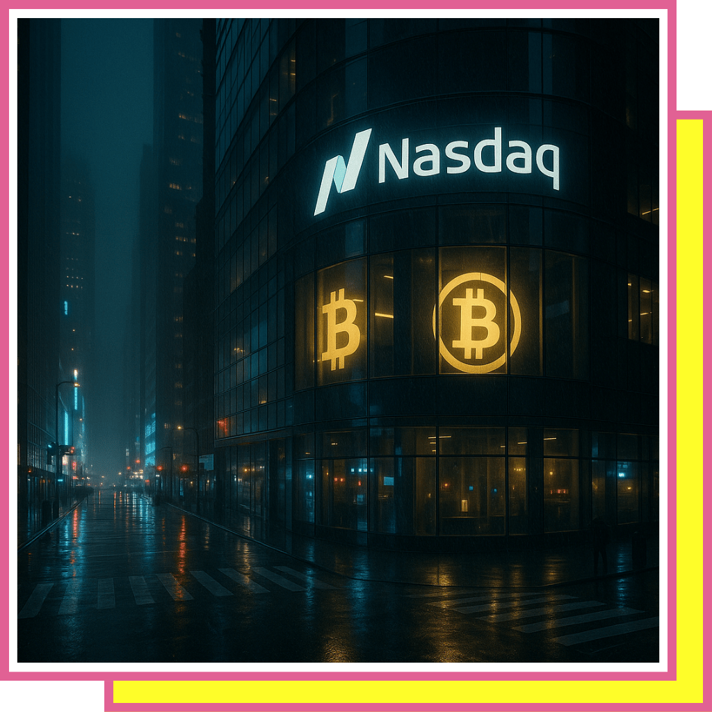 ⚡Nasdaq’s Stealth Bitcoin Move🥷🏻