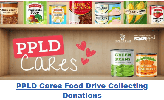 PPLD Cares Food Drive Collecting Donations