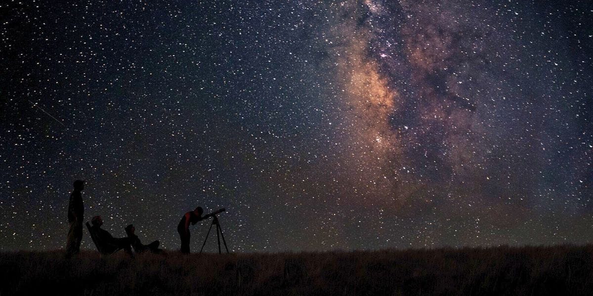 starry night sky