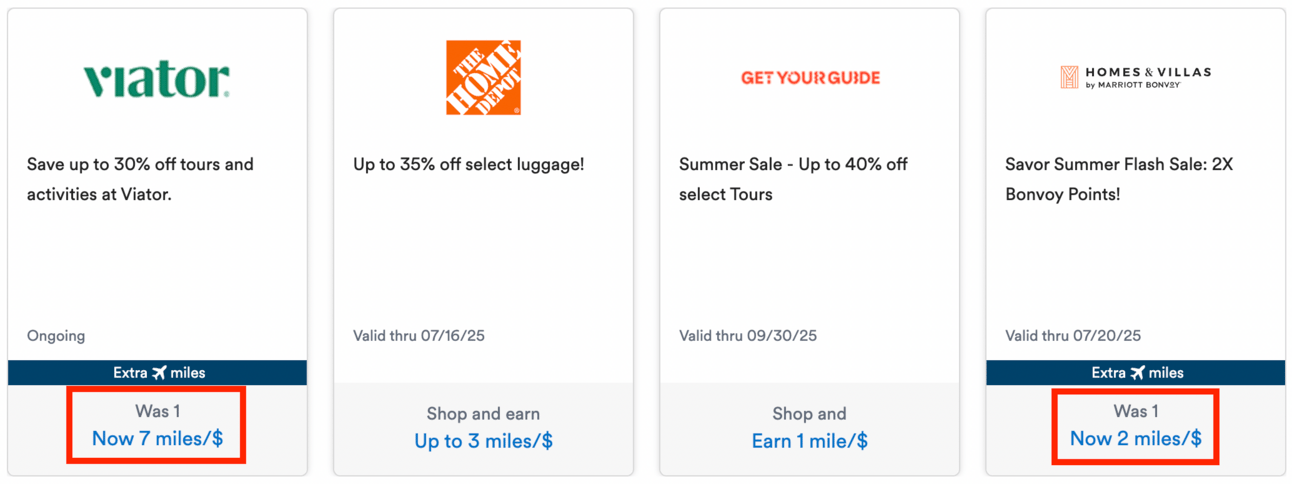 Examples of merchants in the Alaska portal