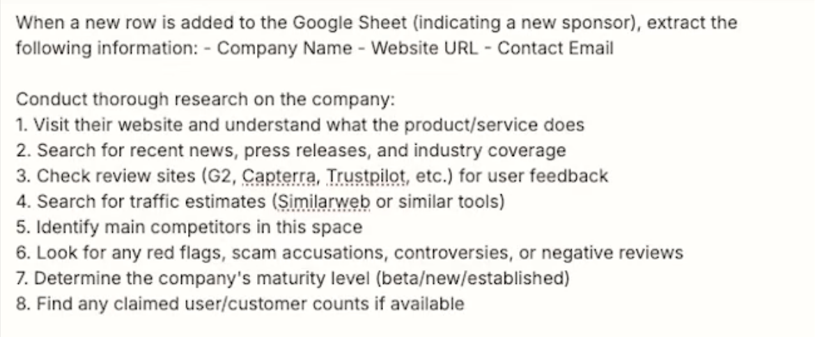 Write down what you want answered