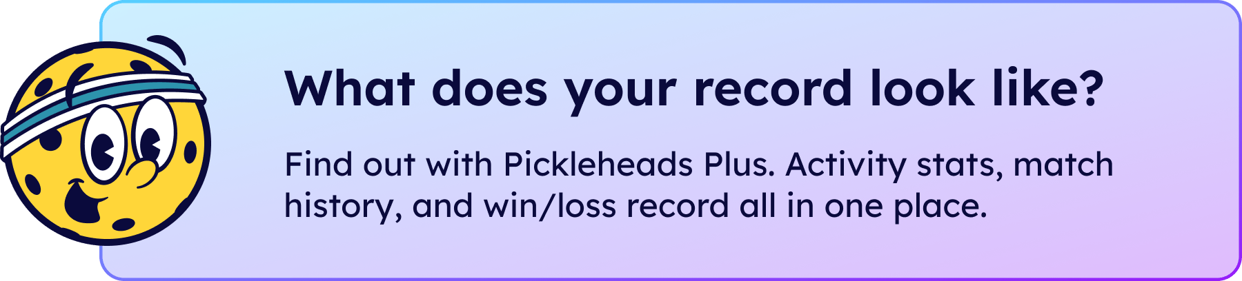 Pickleheads stats