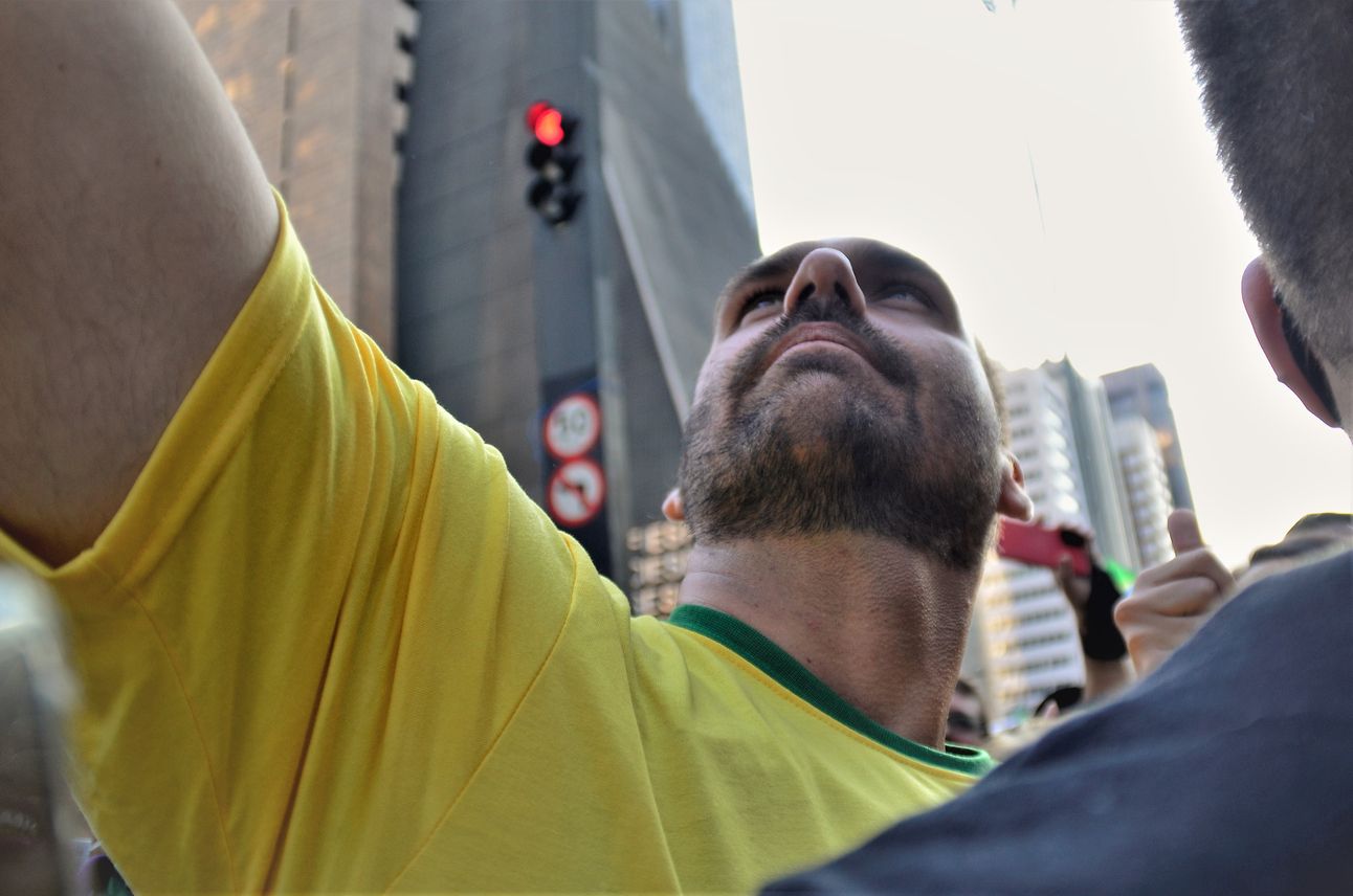 Eduardo Bolsonaro was Brazil’s best-voted lawmaker in 2016. He thinks he might be presidential material — that is, if his dad says so. Photo: Nanacy Ayumi Kunihiro/Shutterstock