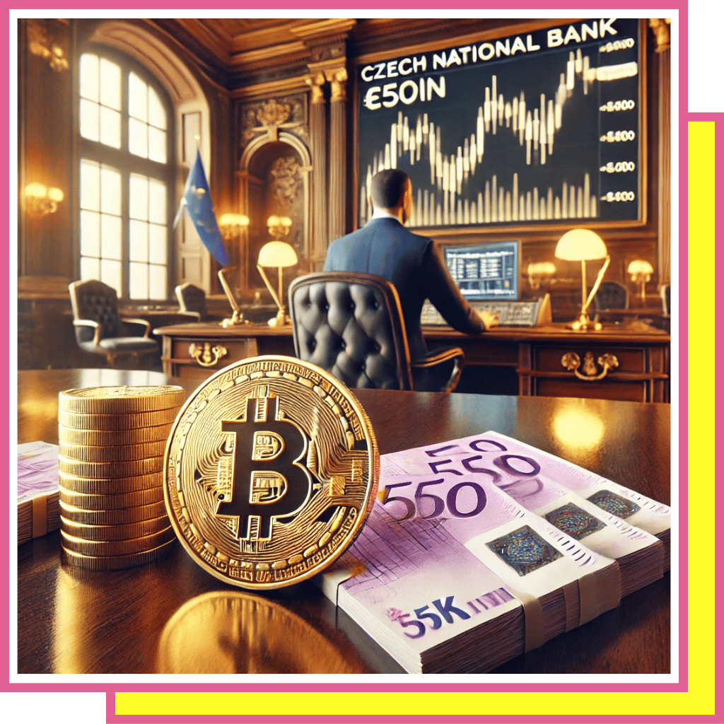 ⚡Czech National Bank Eyes €7B Bitcoin Investment🪼