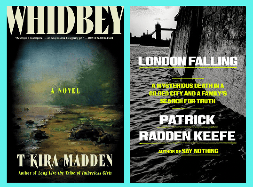 book covers for Whidbey and London Falling