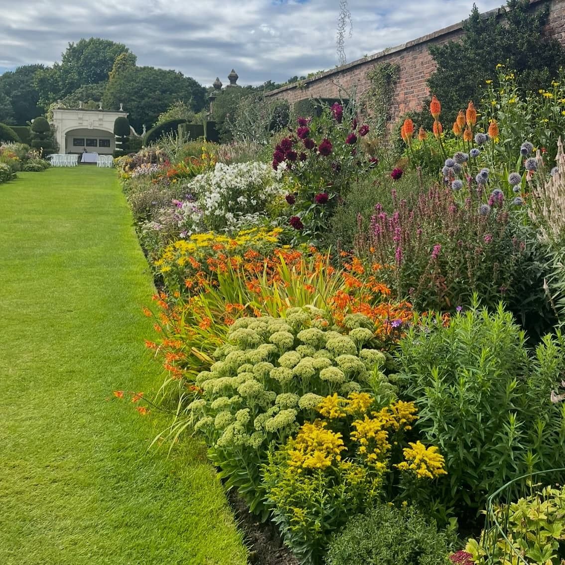 Arley Garden Festival - colourful flower border