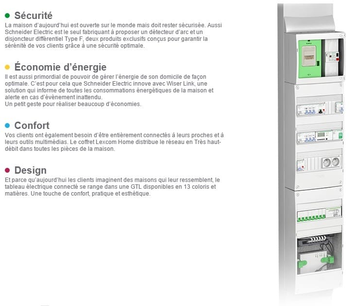 Schneider Electric connected electrical panel