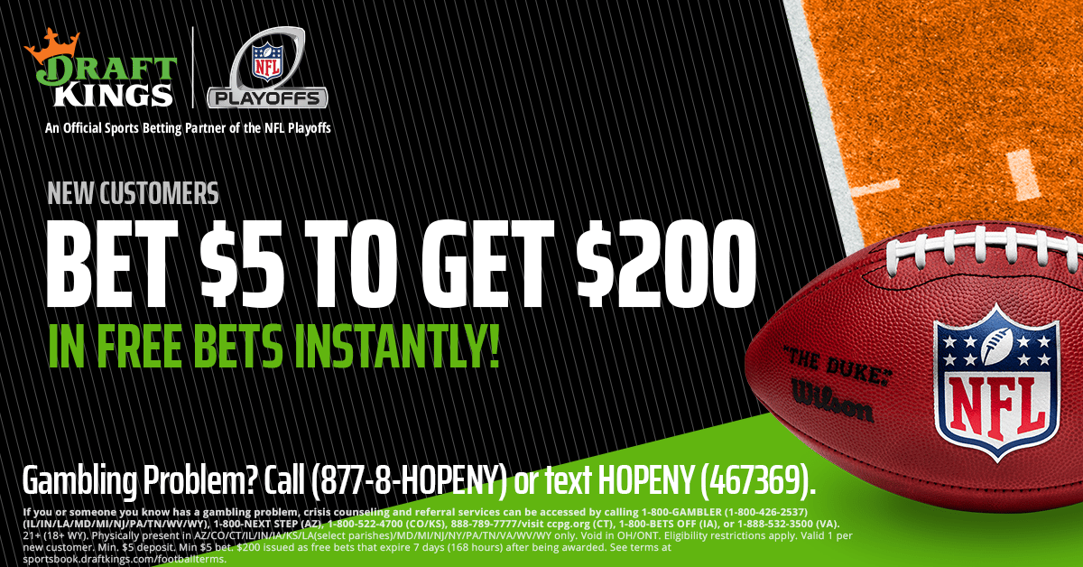 DraftKings NFL Playoffs Promo 