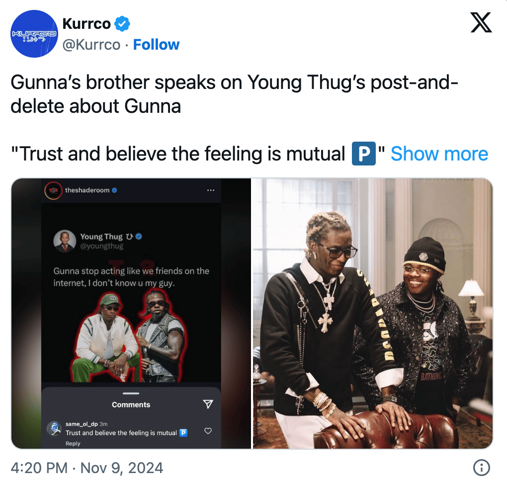 Post on X