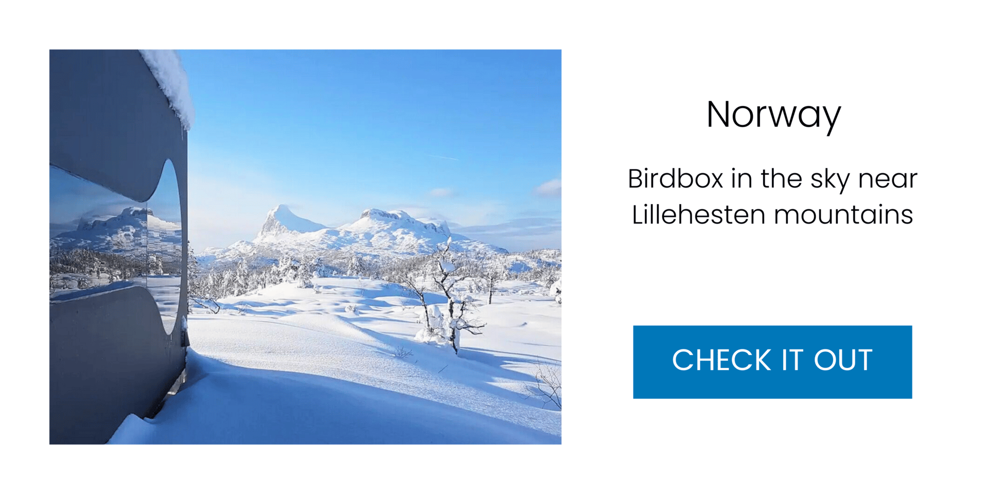 Birdbox in the sky – Gaular, Sogn og Fjordane, Norway